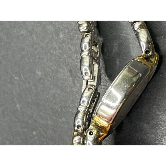 Vintage Elegant Bulova Diamond 98P15 Women’s Diamond Wrist Watch Two Tone